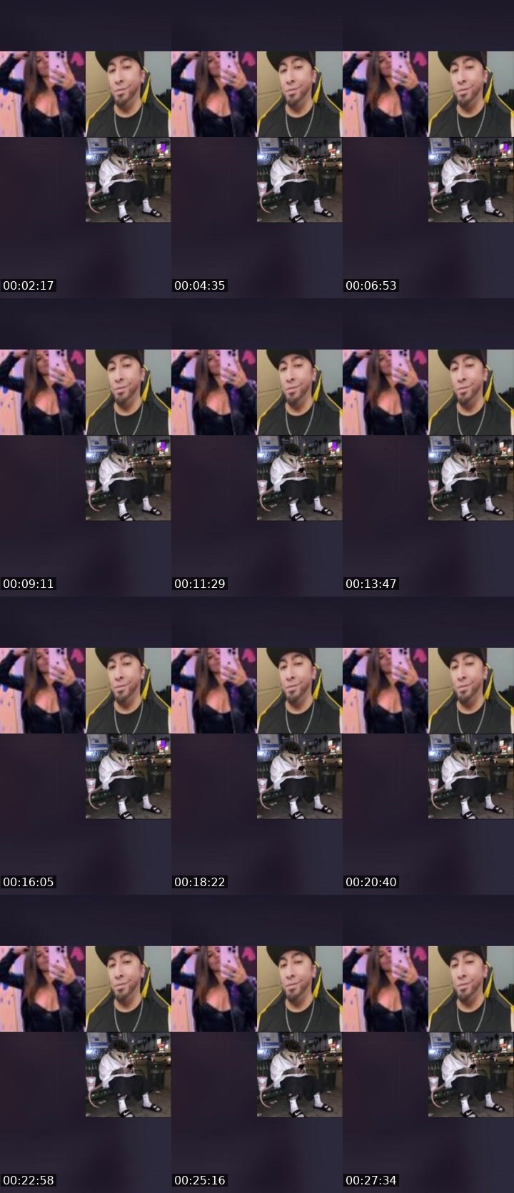 Contact-sheet preview of 🌐🍒Pame🏍🧸's Liveme recording