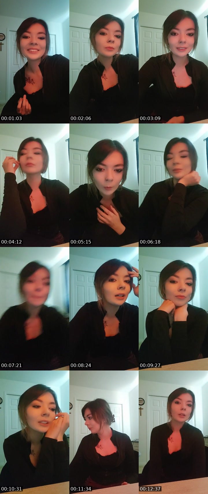 Contact-sheet preview of Nadalie Sinclair's Liveme recording
