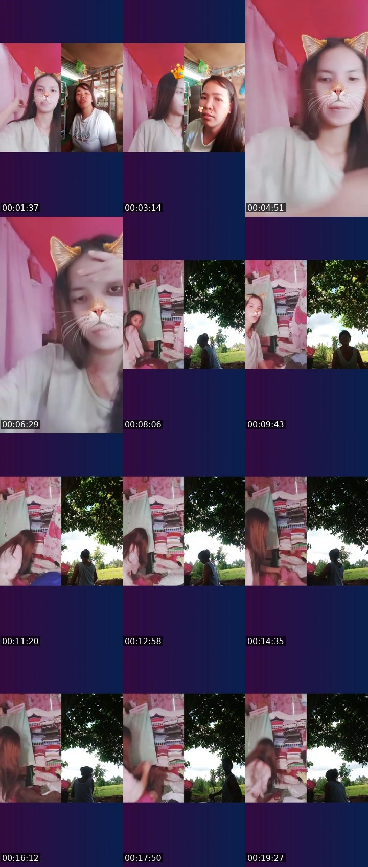 Contact-sheet preview of 🦅Gelyn🔷️'s Liveme recording