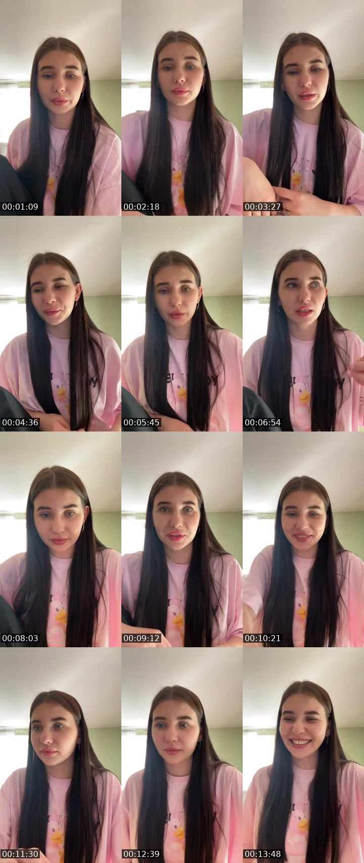 Contact-sheet preview of 🌸illona🌸's Liveme recording