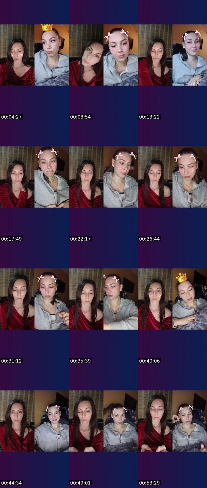 Contact-sheet preview of 💯Oly's Liveme recording