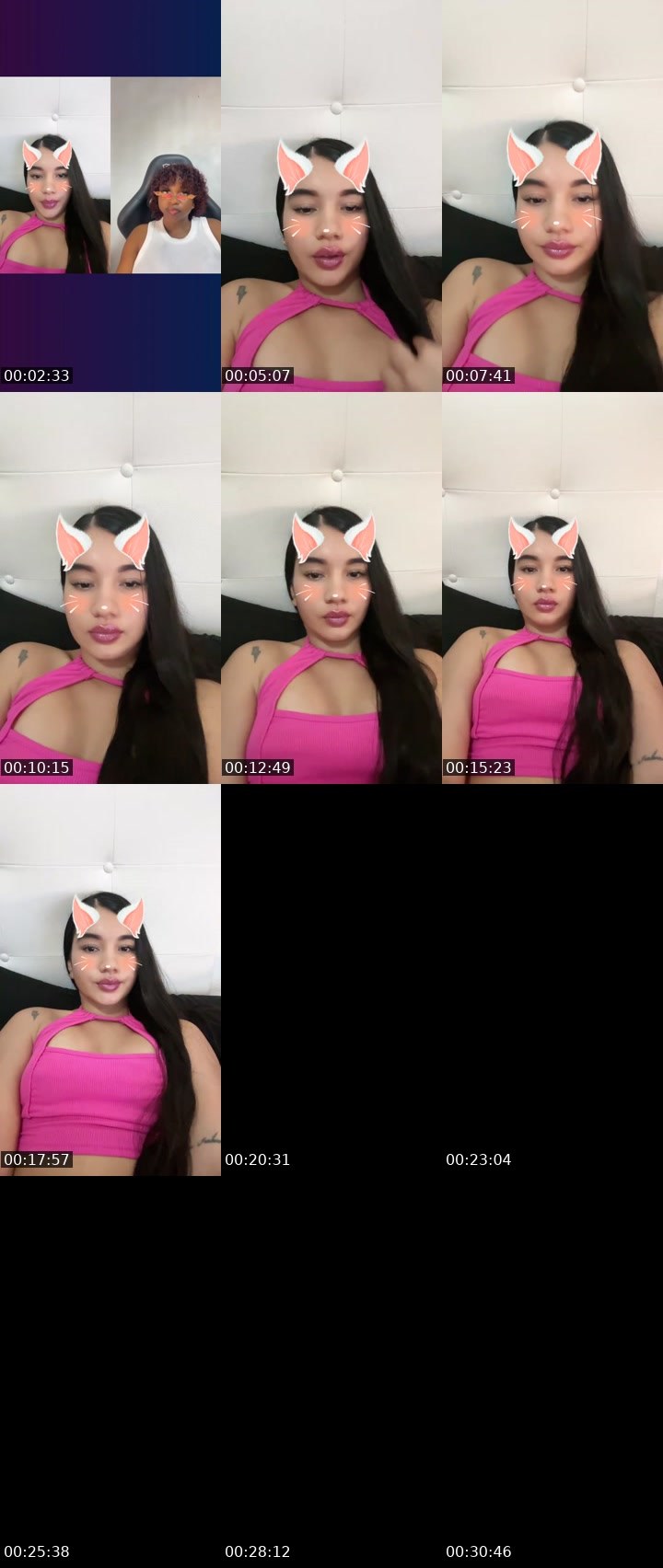 Contact-sheet preview of ✨🌩️𝓛𝓮𝓲𝓭𝔂❤️‍🔥✨'s Liveme recording
