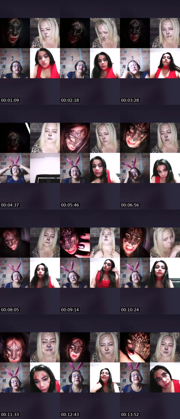 Contact-sheet preview of ➤Lihadima🌈🦁's Liveme recording