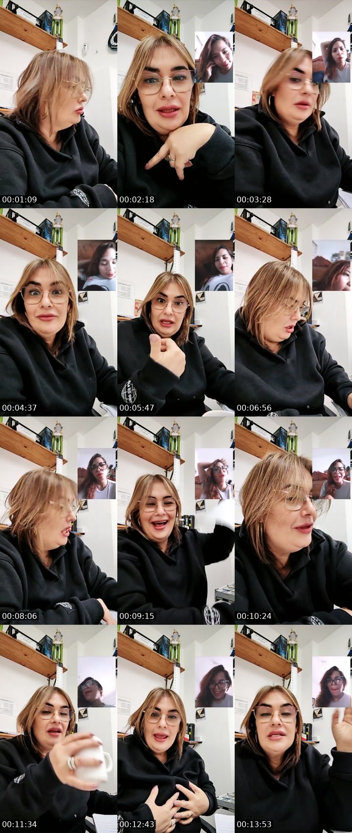 Contact-sheet preview of ➤Lihadima🌈🦁's Liveme recording