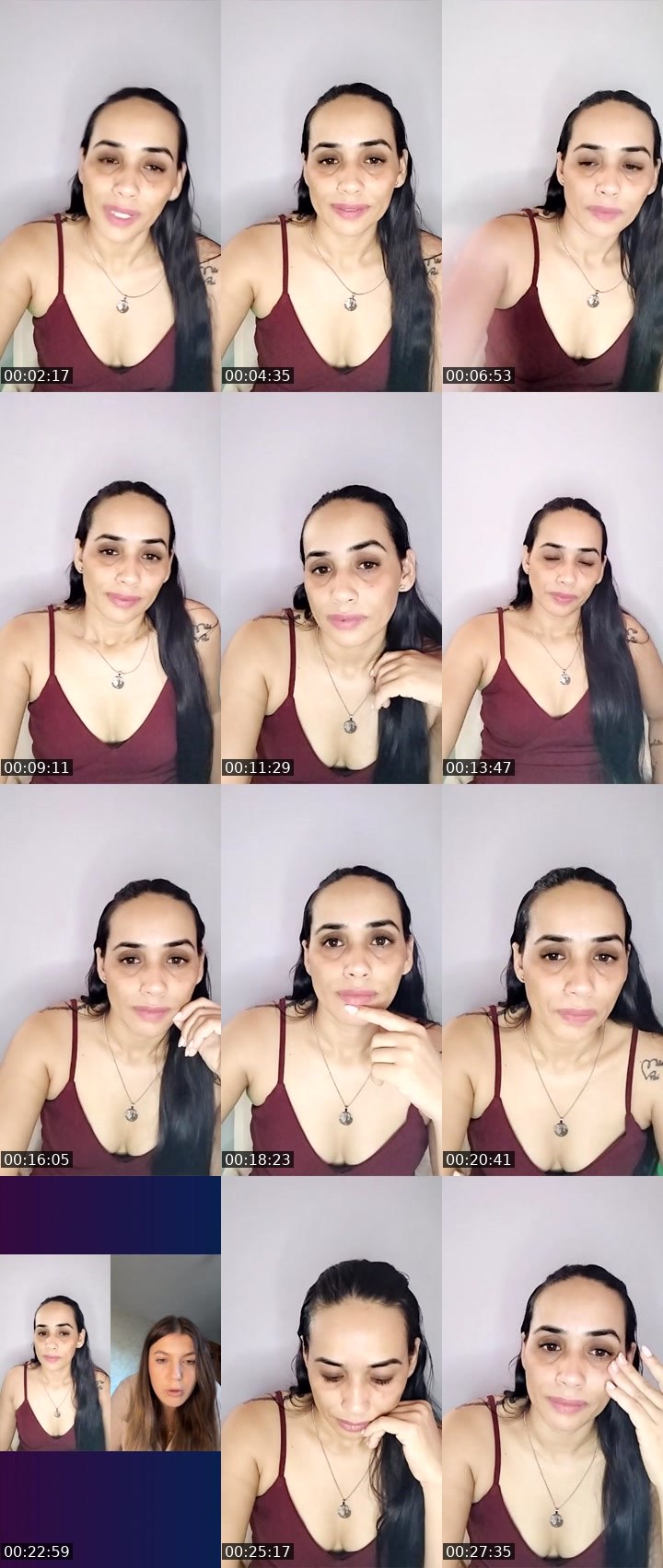 Contact-sheet preview of tatyane's Liveme recording