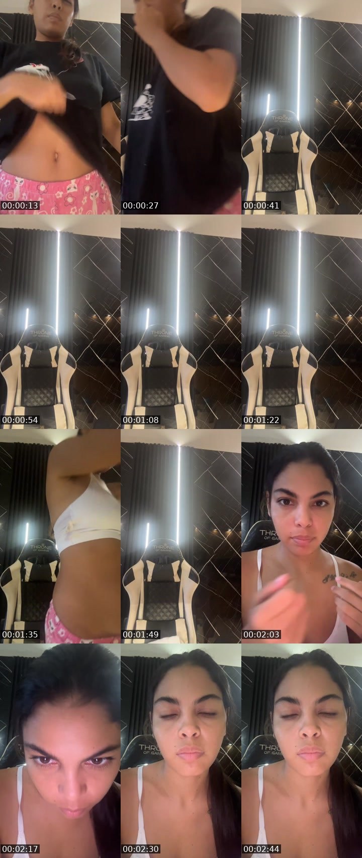 Contact-sheet preview of ✨B@B¥'s Liveme recording