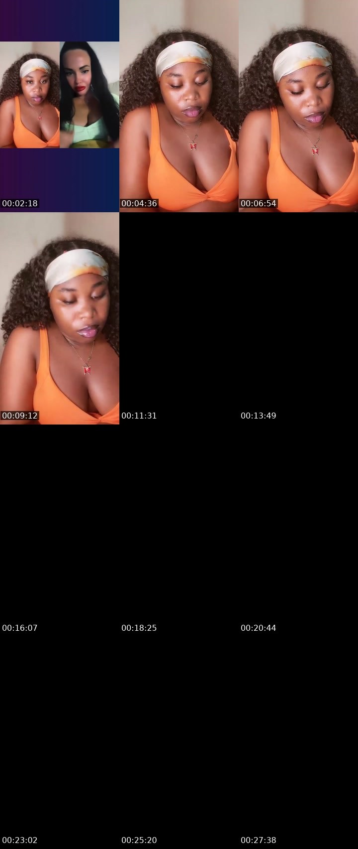 Contact-sheet preview of 4.6k🏦Baby sandra🍫's Liveme recording