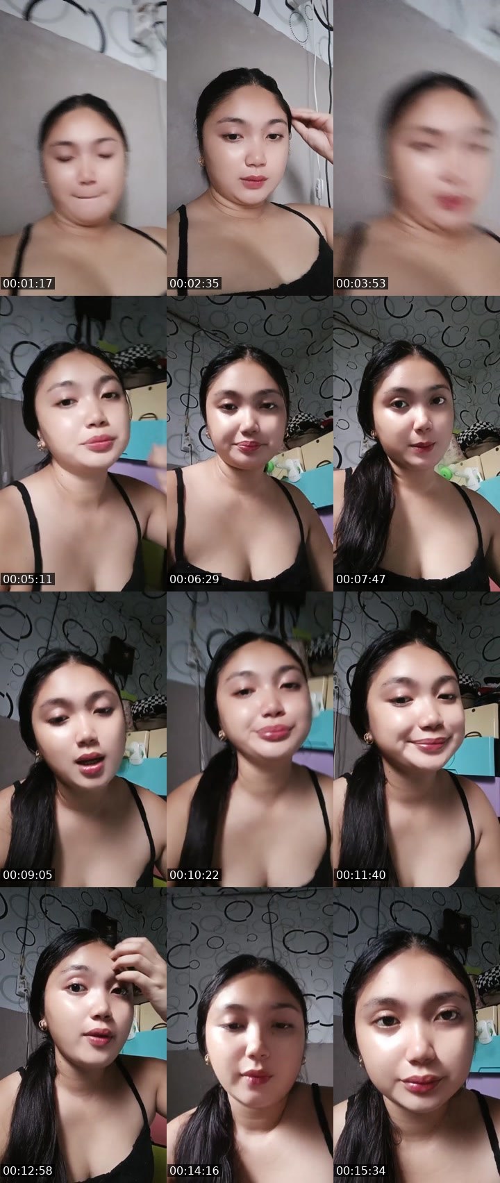 Contact-sheet preview of ᴵᴬ💎Kashieka🌷's Liveme recording