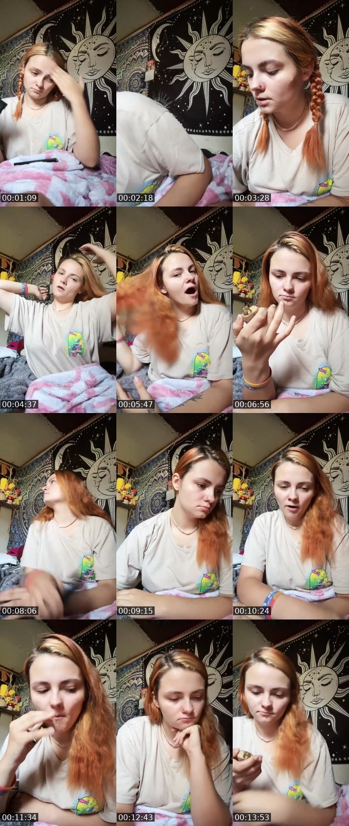 Contact-sheet preview of $erenitybaby's Liveme recording