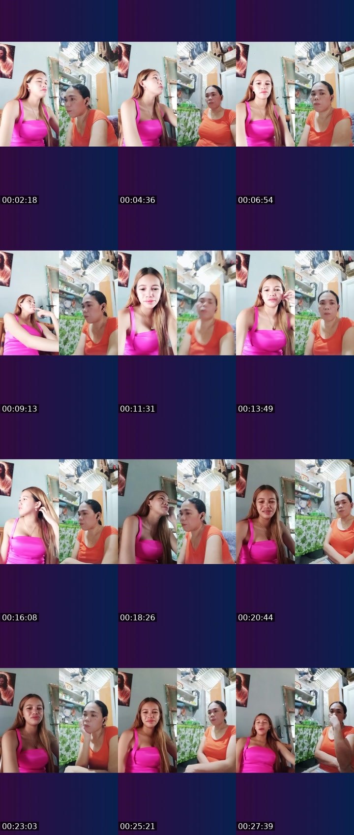 Contact-sheet preview of Joleza🍓's Liveme recording