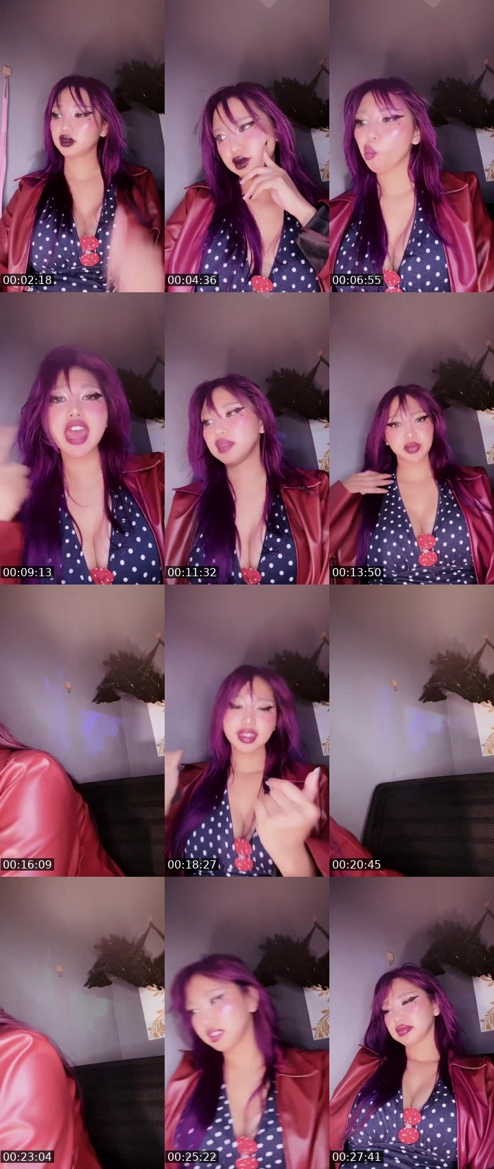 Contact-sheet preview of アllyynnxx 𐙚👠🐈‍⬛'s Liveme recording