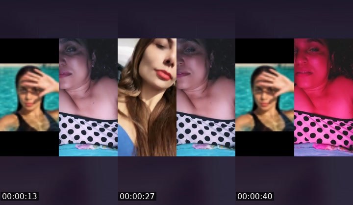 Contact-sheet preview of Maeva 🥂's Liveme recording