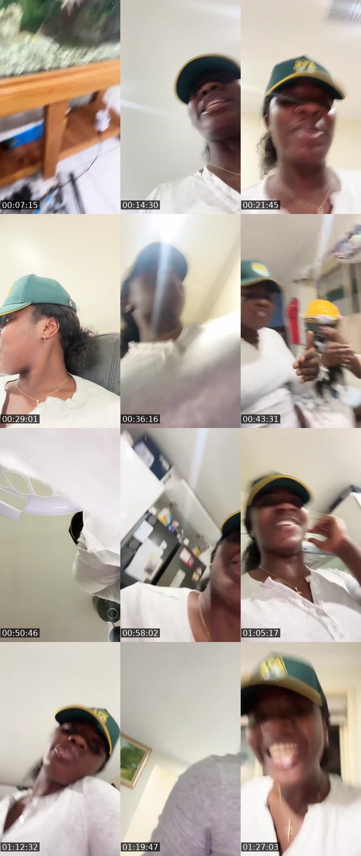 Contact-sheet preview of Faith…'s Liveme recording