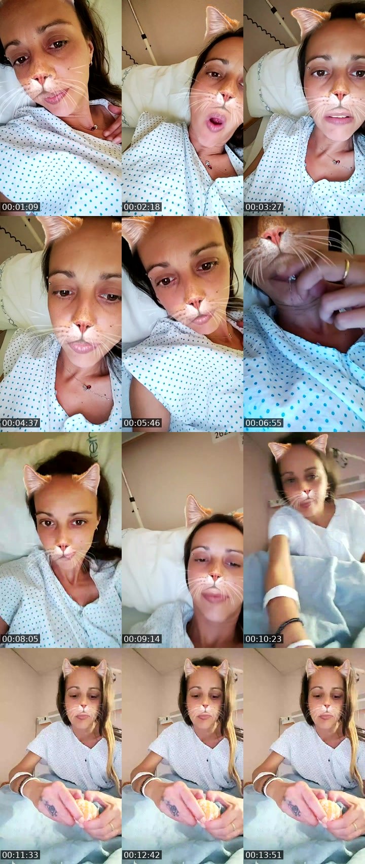 Contact-sheet preview of mi niña💃🫶's Liveme recording