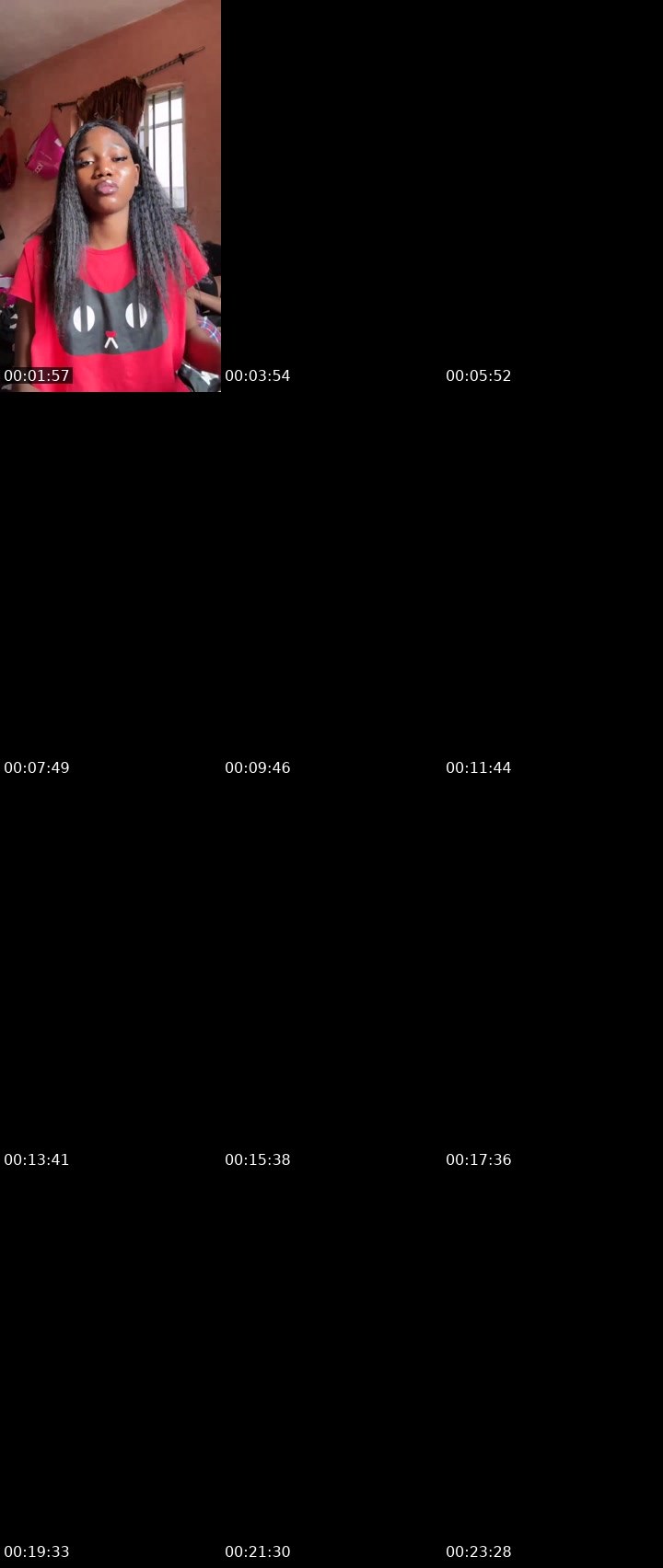 Contact-sheet preview of Golden-285120851's Liveme recording