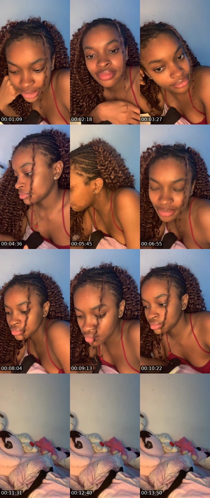 Contact-sheet preview of Creamy💗🦍's Liveme recording
