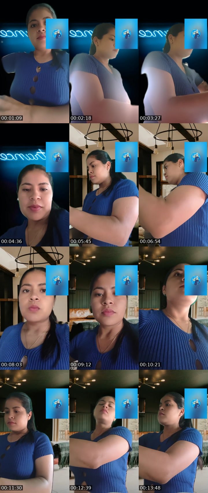 Contact-sheet preview of 🌐Daeys💫's Liveme recording