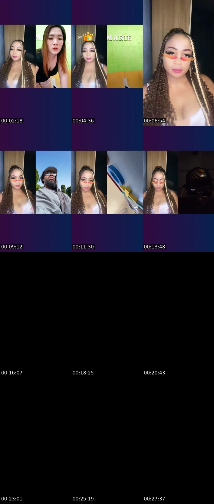 Contact-sheet preview of 🩷4k𝓙uicyberry's Liveme recording