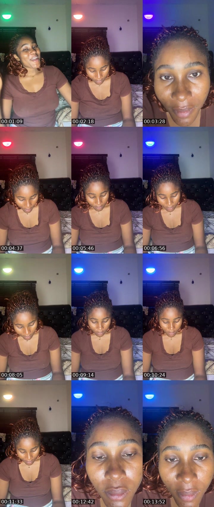 Contact-sheet preview of 🔼☻︎ Tovia's Liveme recording