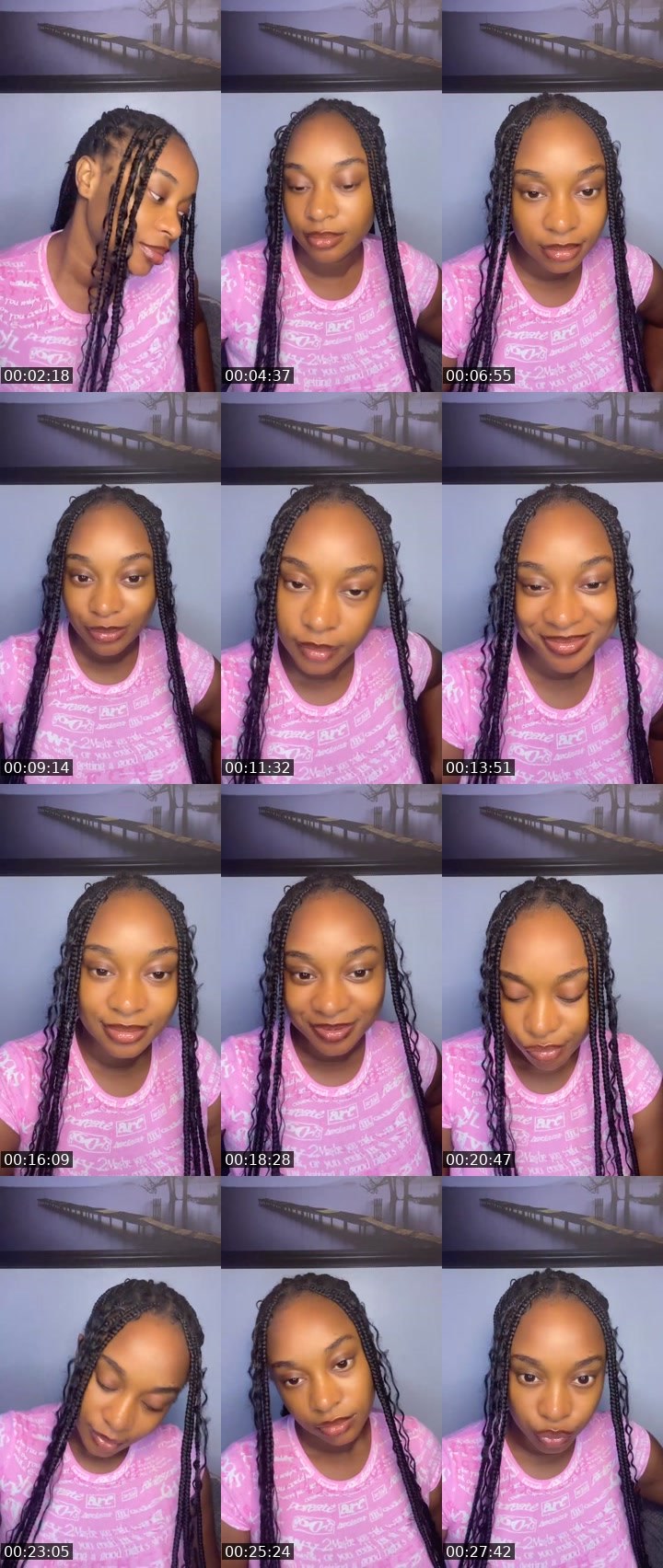 Contact-sheet preview of Kira 💕's Liveme recording