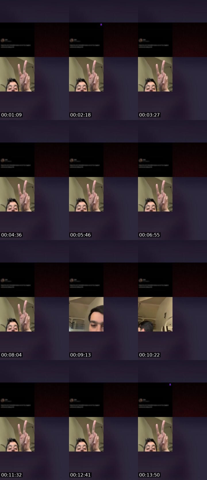 Contact-sheet preview of spicy🥵's Liveme recording