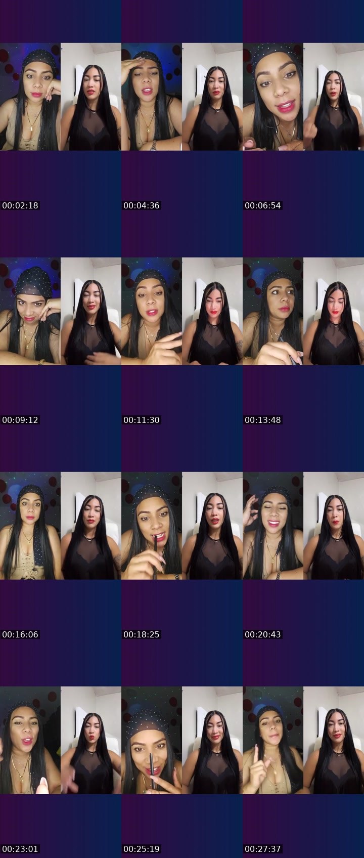 Contact-sheet preview of 🌈⃟🔆 GABY’AGENCY🛡️'s Liveme recording