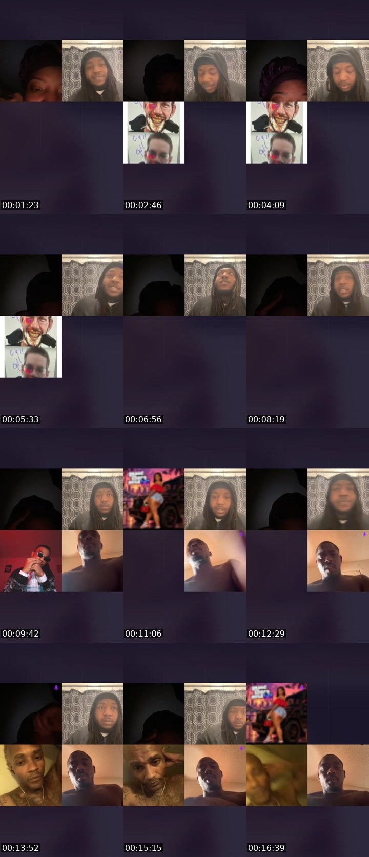 Contact-sheet preview of ✈️Heavėnľy✈️'s Liveme recording