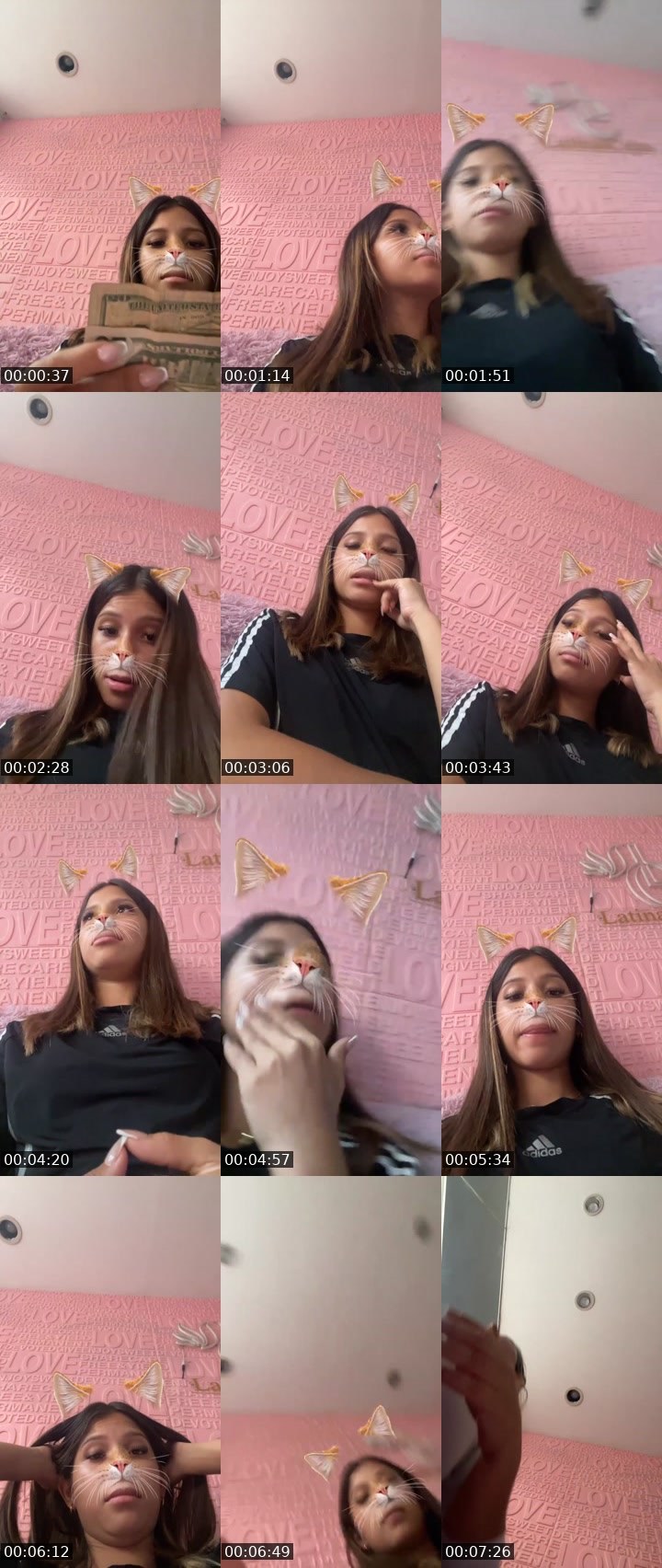 Contact-sheet preview of 👑⃤wily🧸's Liveme recording