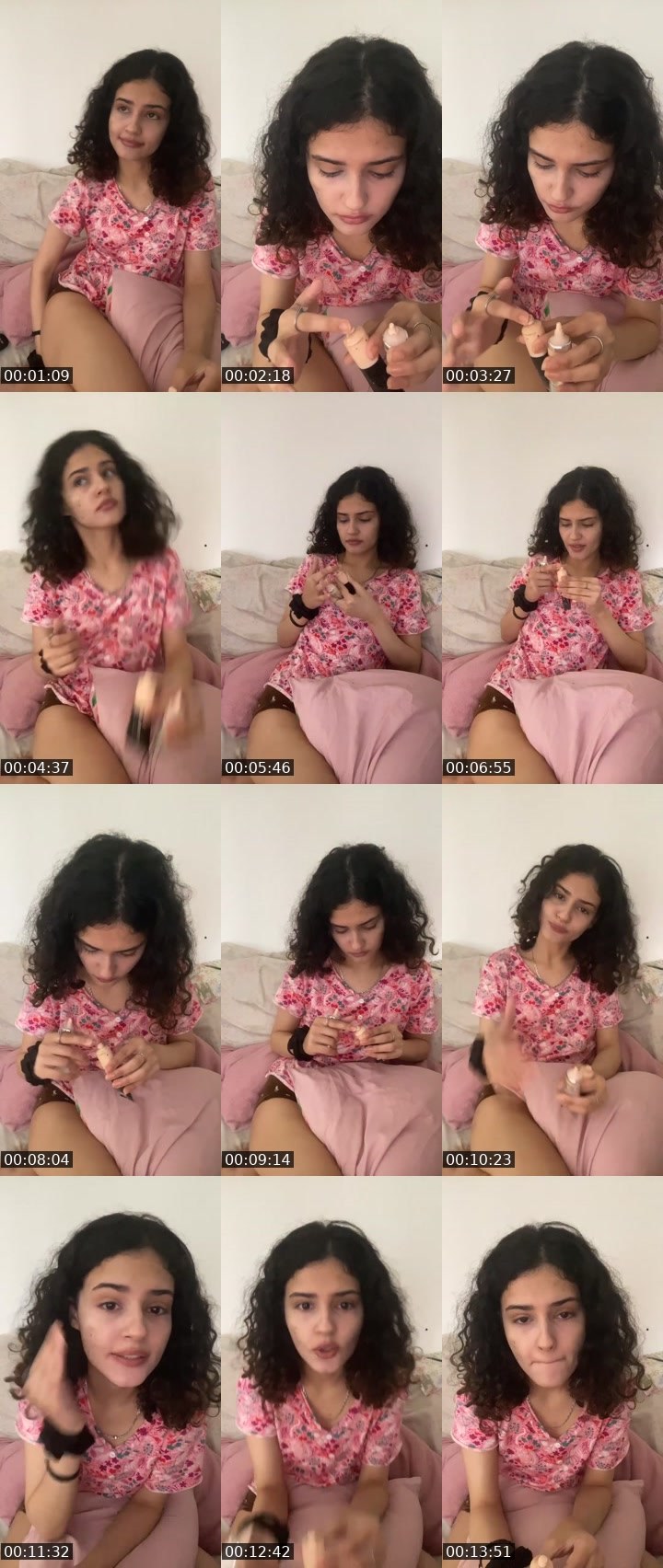 Contact-sheet preview of gabrielaSFlor's Liveme recording