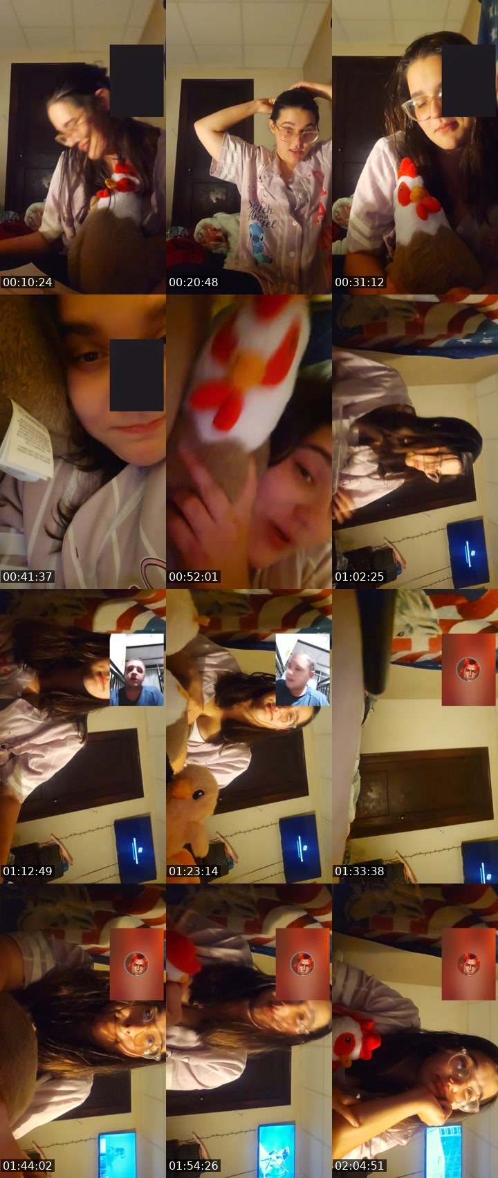 Contact-sheet preview of Shannon💕's Liveme recording