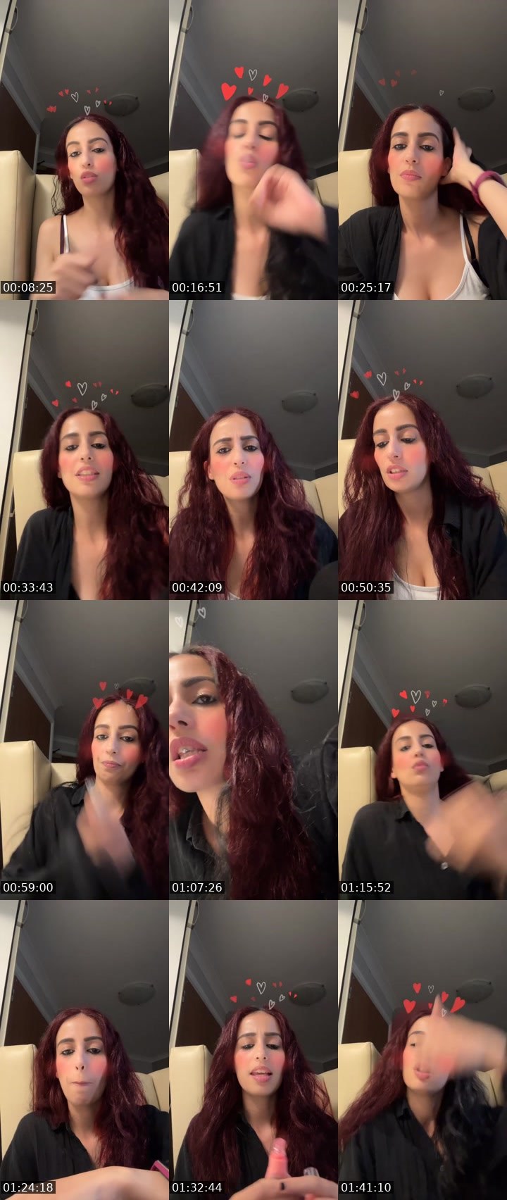 Contact-sheet preview of 𝐌𝐘𝐒𝐓𝐄𝐑𝐘 🐝's Liveme recording