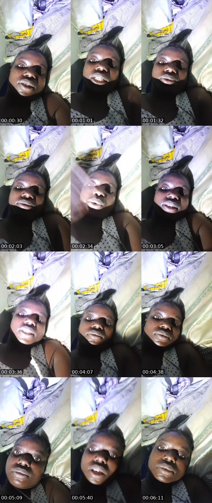 Contact-sheet preview of blackgurl🖤💋's Liveme recording