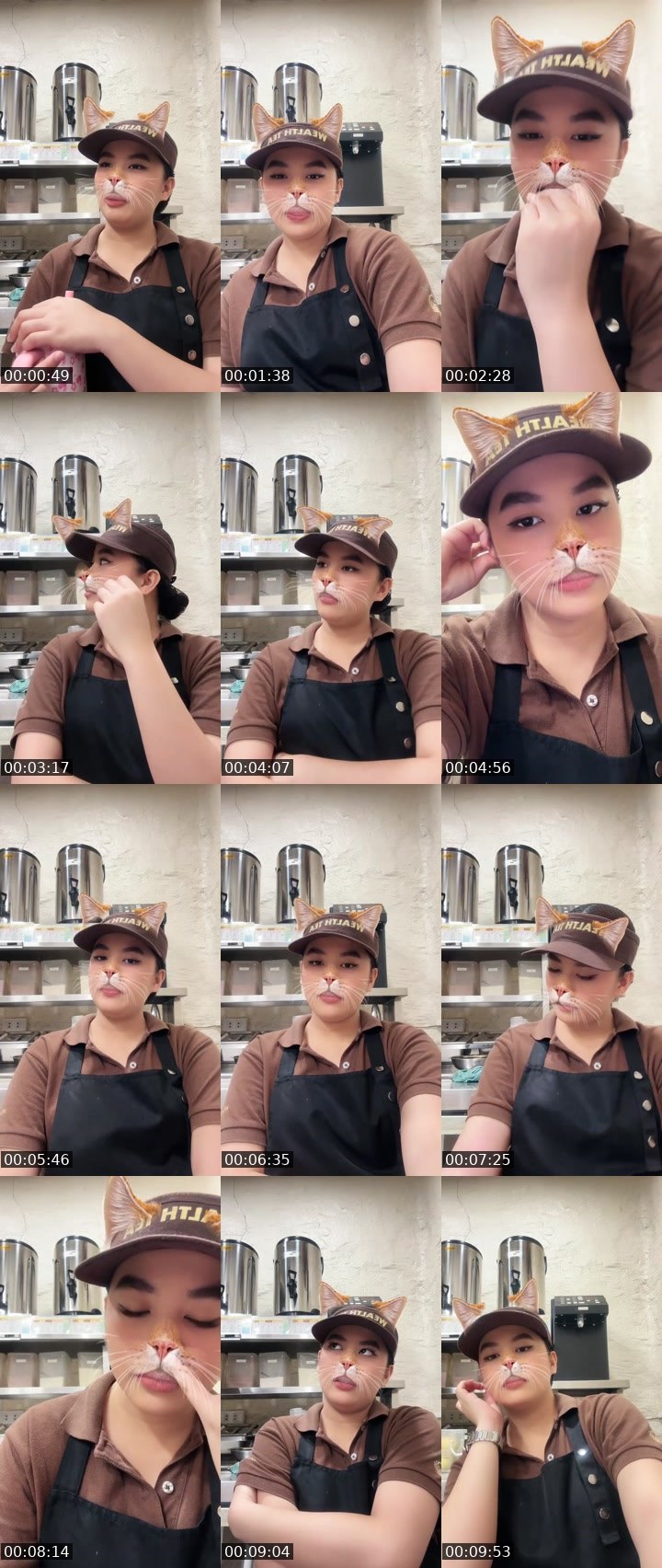 Contact-sheet preview of 👸marielle🦋's Liveme recording
