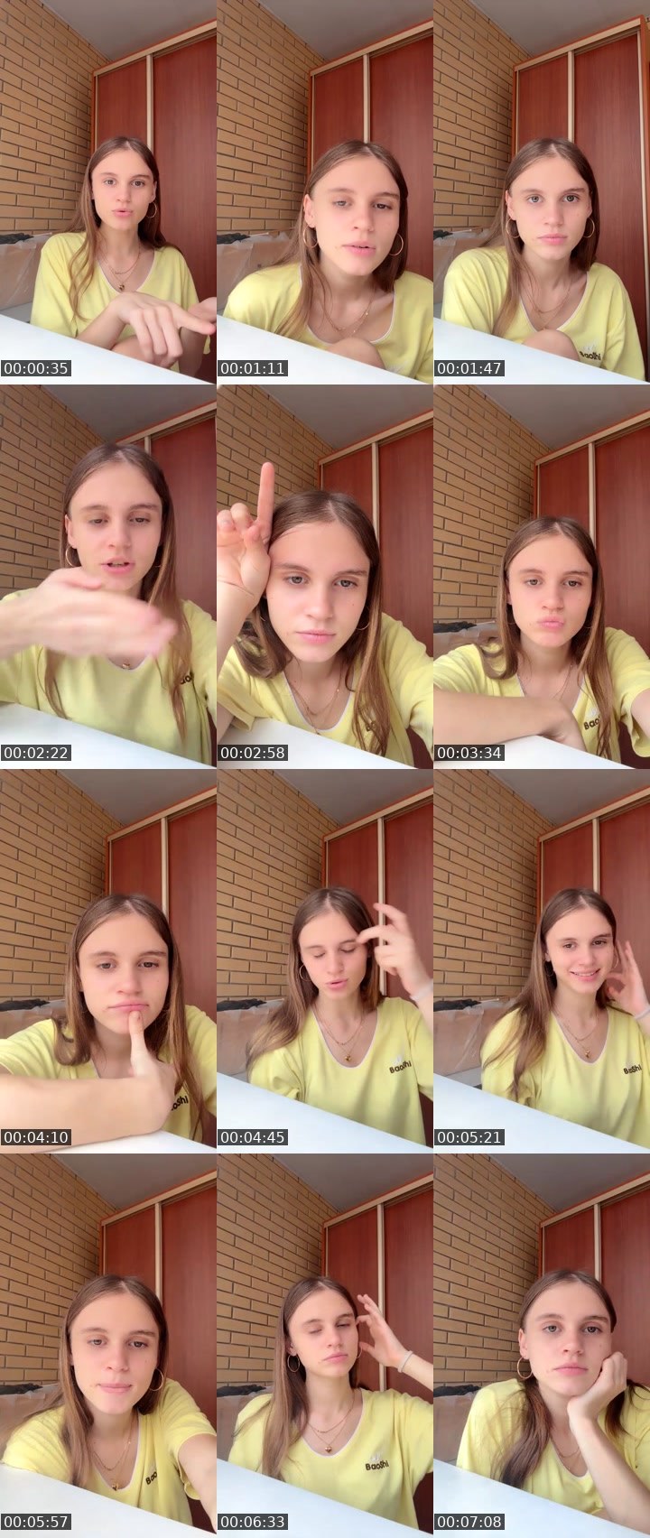 Contact-sheet preview of Marshmallow🦢's Liveme recording