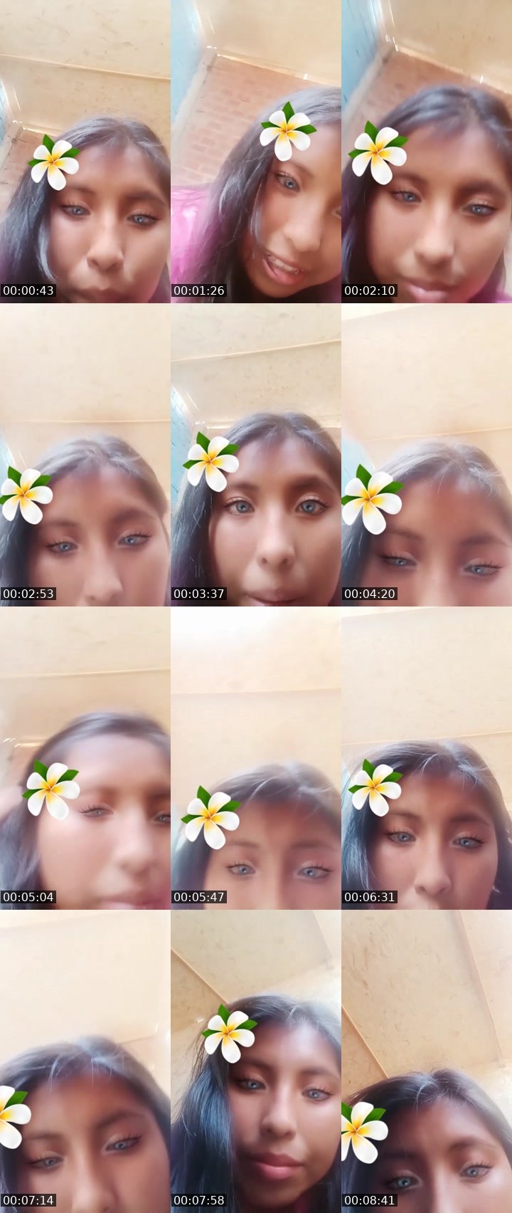 Contact-sheet preview of Nicol Gómez Avalos's Liveme recording