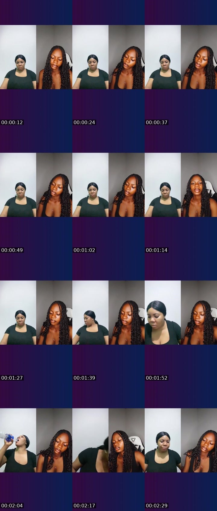 Contact-sheet preview of 🅰️my Lilly🍭🇹🇹🥛's Liveme recording