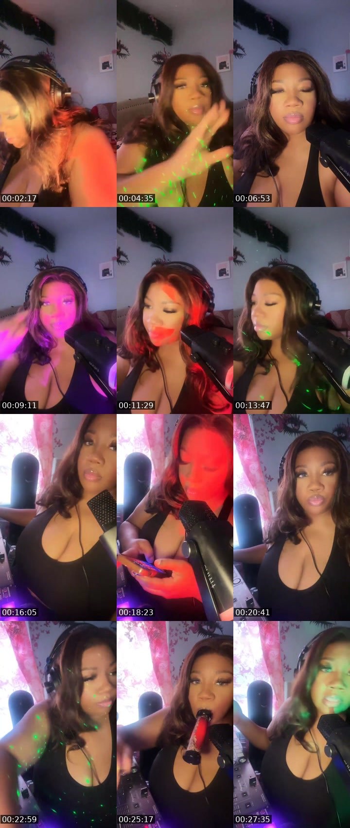Contact-sheet preview of Shi2.0's Liveme recording