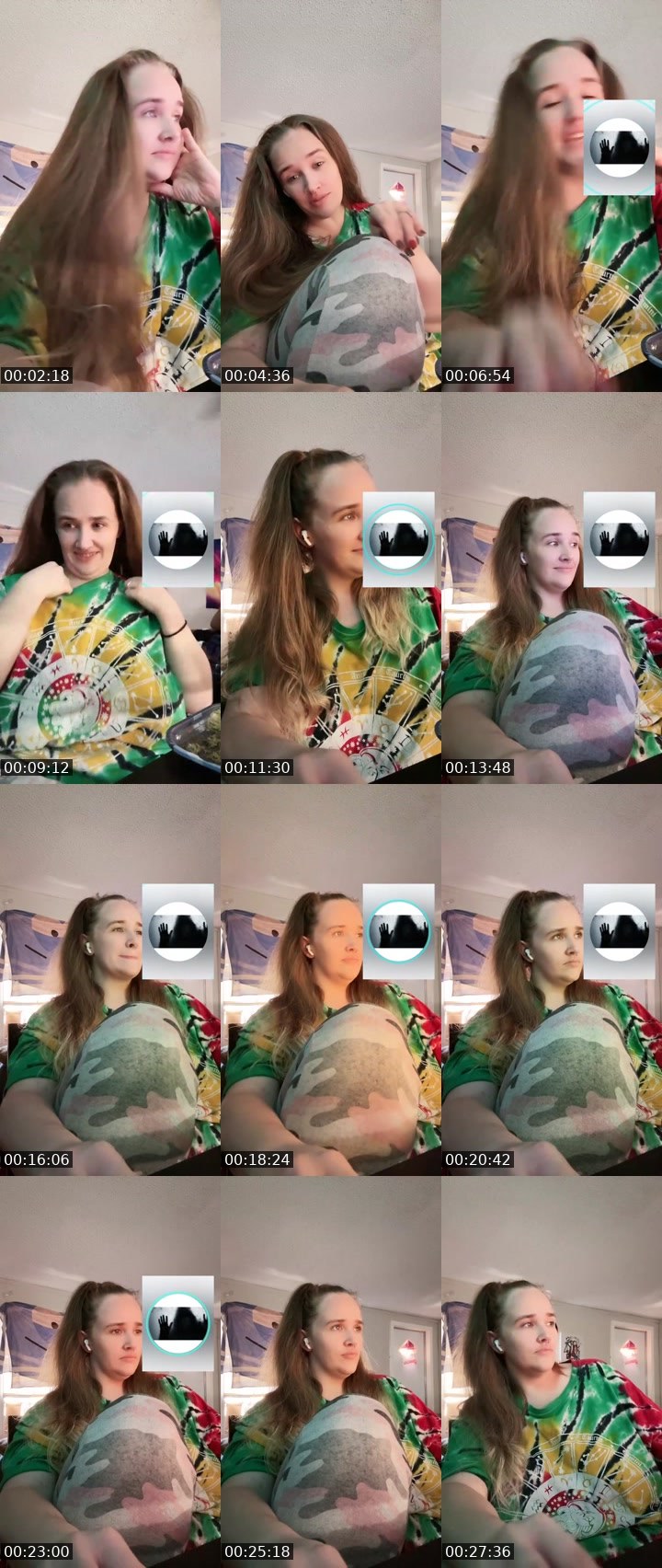 Contact-sheet preview of MadamThotness's Liveme recording