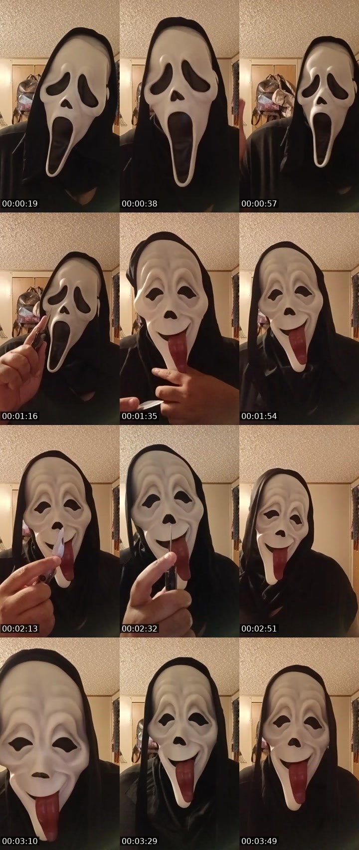 Contact-sheet preview of princess warrior's Liveme recording