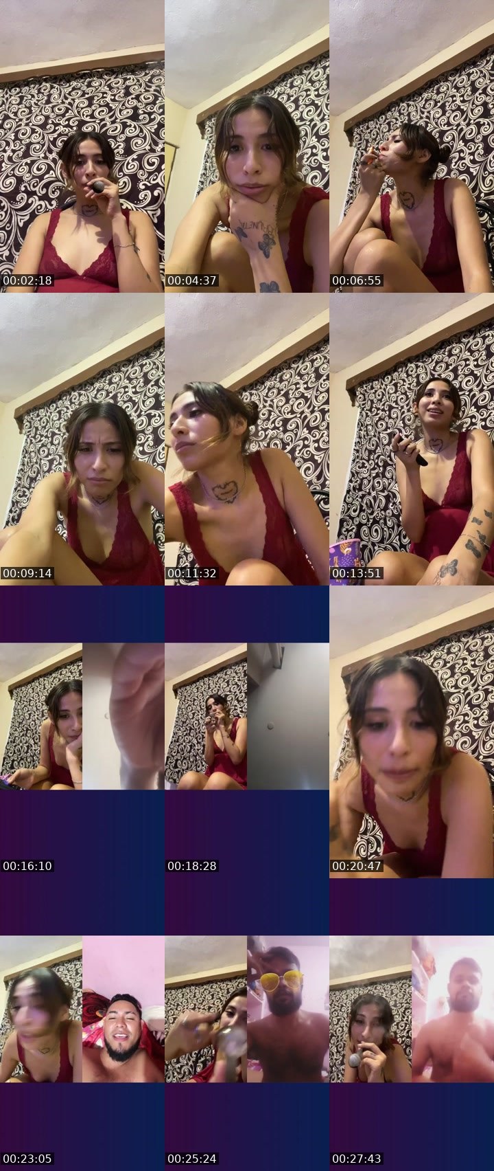 Contact-sheet preview of Menak36's Liveme recording