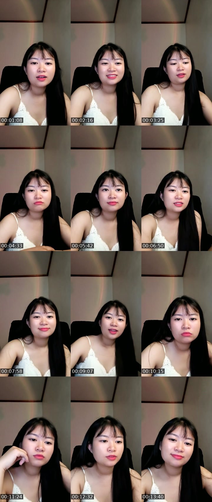 Contact-sheet preview of Luna♥️'s Liveme recording