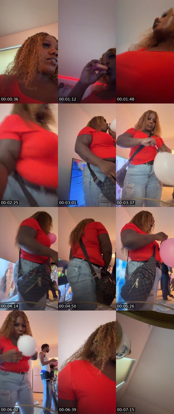 Contact-sheet preview of Blu baddie 💙💙's Liveme recording