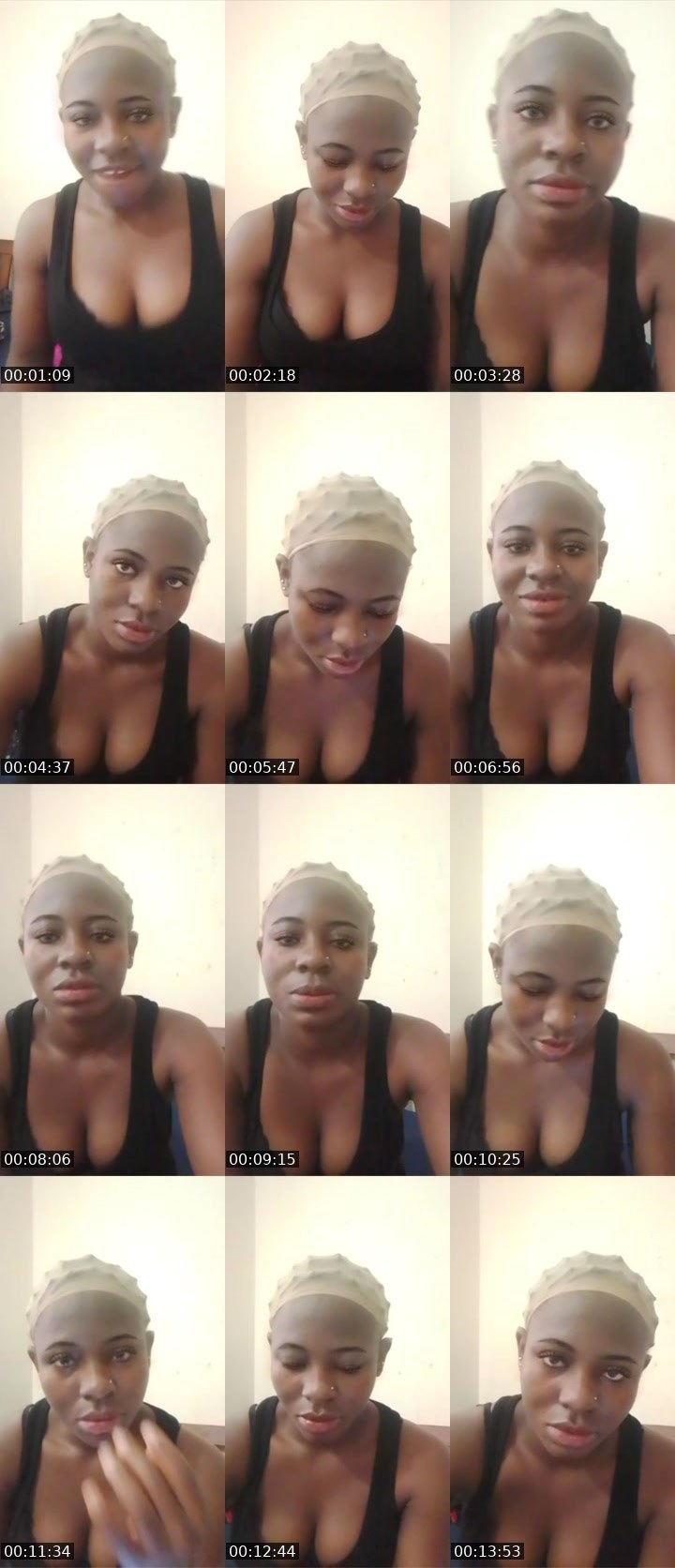 Contact-sheet preview of sweet queen 👸's Liveme recording