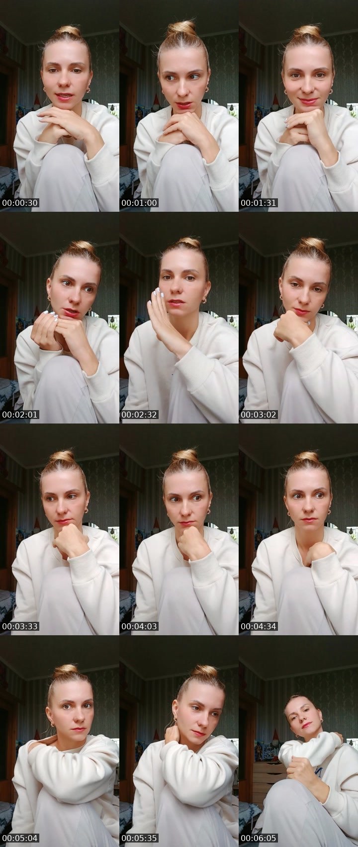 Contact-sheet preview of 🎀 Senorita 🎀's Liveme recording