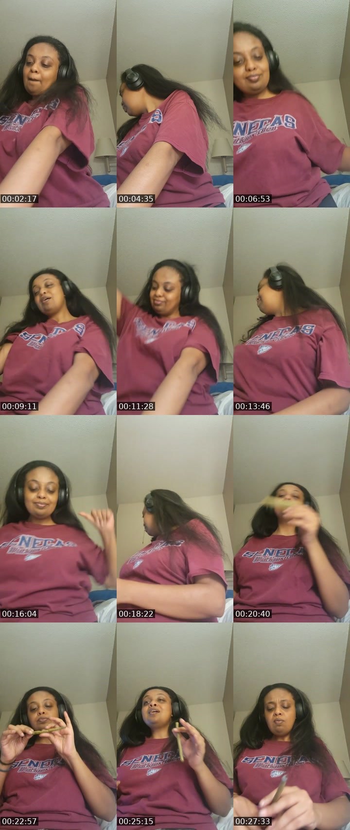 Contact-sheet preview of Ms Koffee's Liveme recording