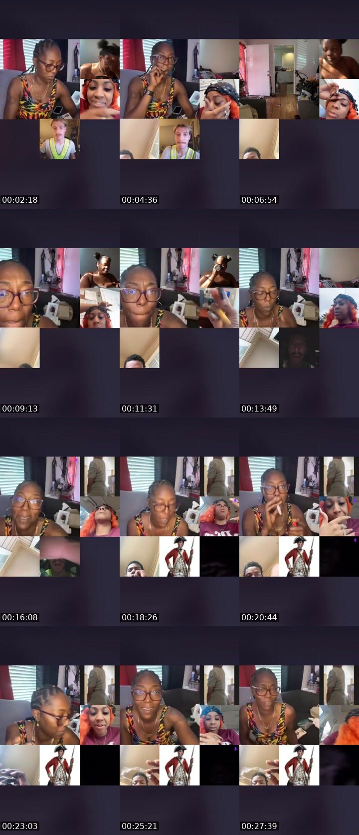 Contact-sheet preview of 👑ᴳᴺˢረᴀㄥᵉᵉᶻʸ⁴2⁰💨's Liveme recording