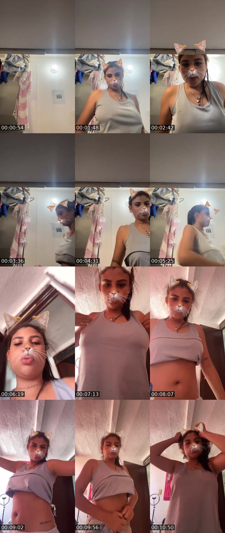 Contact-sheet preview of 🌐lizeth🎀 🌐's Liveme recording