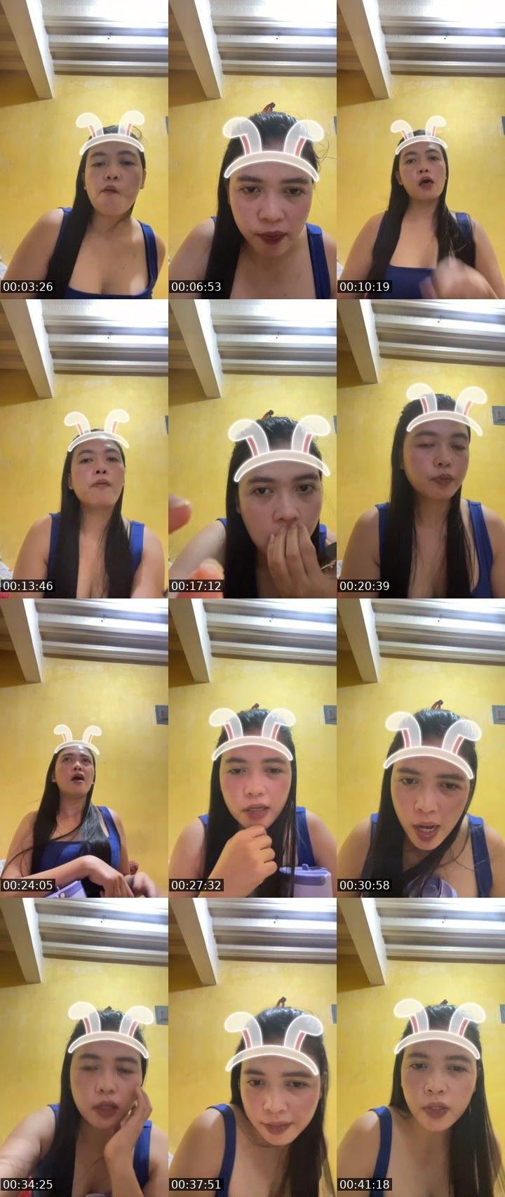Contact-sheet preview of 👸AMHIRA26🦢's Liveme recording