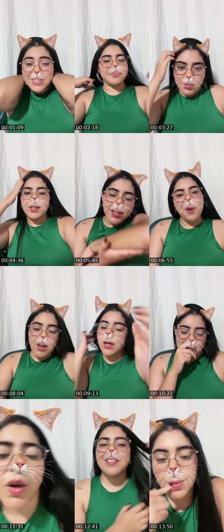 Contact-sheet preview of 𝓝𝓲𝓬𝓸𝓵𝓮🤎✨'s Liveme recording