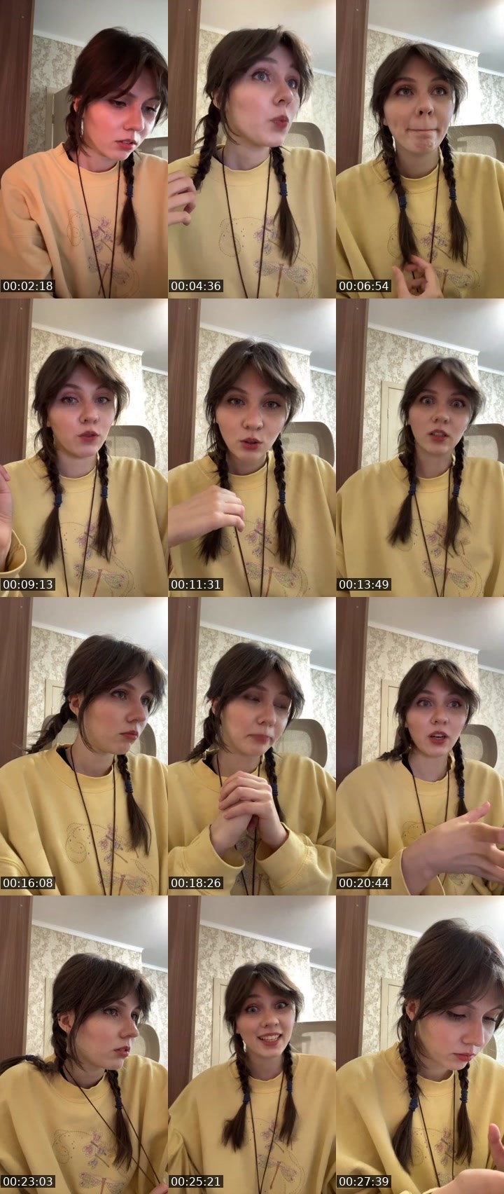 Contact-sheet preview of 👑daria!🦷's Liveme recording
